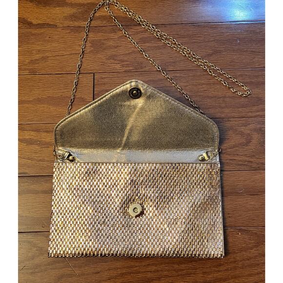 Unbranded Rose Gold Beaded Purse Bag Crossbody Purse Prom Wedding Bag - Picture 4 of 15